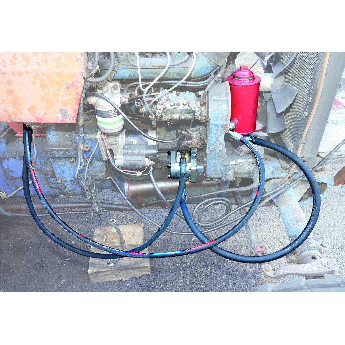 Kit complet servodirectie cu pompa danfos si cilindru hidraulic pentru U-445 cu motor in 4 cilindri